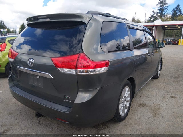 46186331 :رقم المزاد ، 5TDYK3DC6BS053465 vin ، 2011 Toyota Sienna Limited V6 مزاد بيع