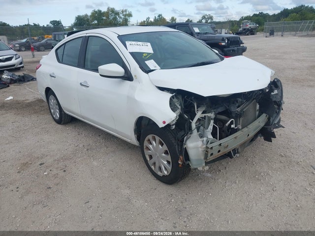 46186450 :رقم المزاد ، 3N1CN7AP1GL825161 vin ، 2016 Nissan Versa 1.6 S/1.6 S+/1.6 Sl/1.6 Sv مزاد بيع