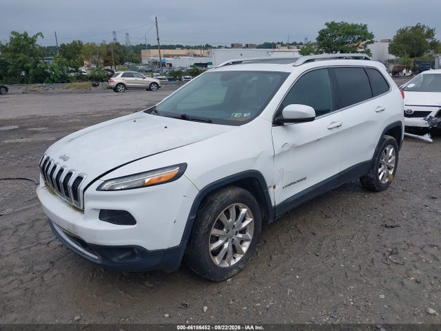 2015 Jeep Cherokee Limited მანქანა იყიდება აუქციონზე, vin: 1C4PJMDS2FW576418, აუქციონის ნომერი: 46186452