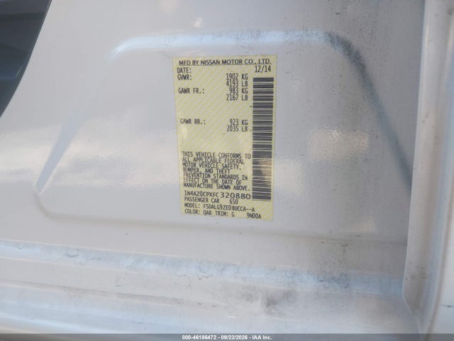 1N4AZ0CPXFC320880 Nissan Leaf Sl