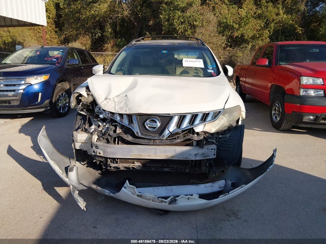 2009 Nissan Murano Sl მანქანა იყიდება აუქციონზე, vin: JN8AZ18U59W106661, აუქციონის ნომერი: 46186479