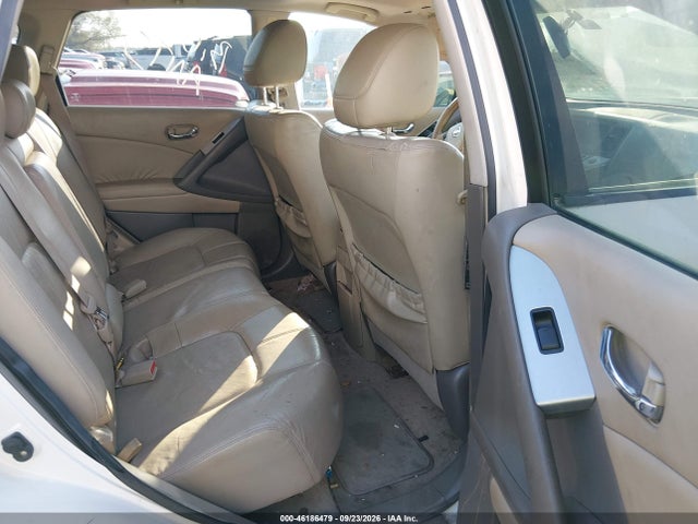 2009 Nissan Murano Sl მანქანა იყიდება აუქციონზე, vin: JN8AZ18U59W106661, აუქციონის ნომერი: 46186479