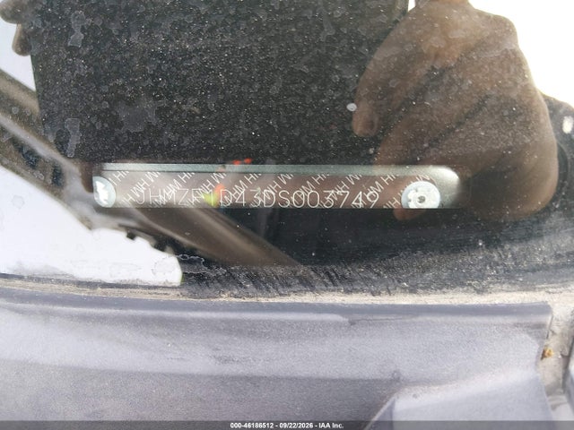 2013 Honda Cr-z მანქანა იყიდება აუქციონზე, vin: JHMZF1D43DS003749, აუქციონის ნომერი: 46186512
