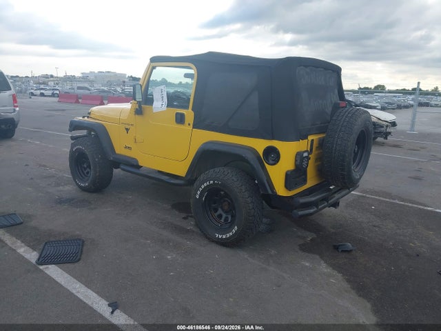 Продаж на аукціоні авто 2000 Jeep Wrangler Se, vin: 1J4FA29P2YP797156, номер лоту: 46186546