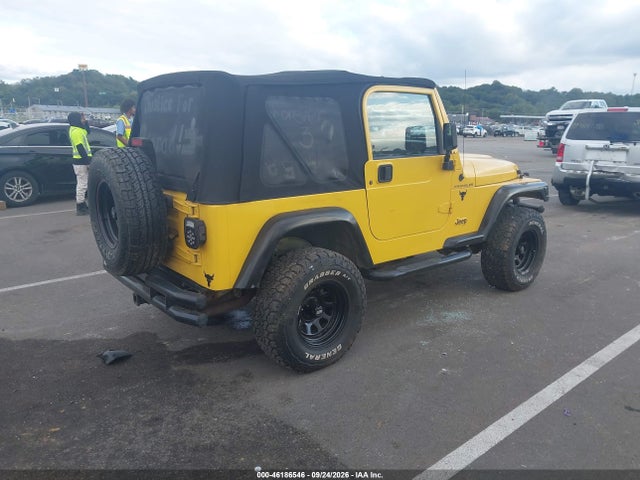 Продаж на аукціоні авто 2000 Jeep Wrangler Se, vin: 1J4FA29P2YP797156, номер лоту: 46186546