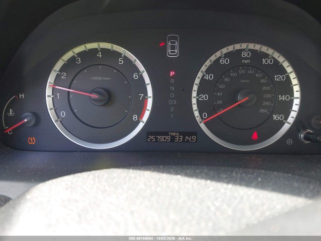 46186594 :رقم المزاد ، 1HGCP2F8XBA032616 vin ، 2011 Honda Accord 2.4 Ex-l مزاد بيع