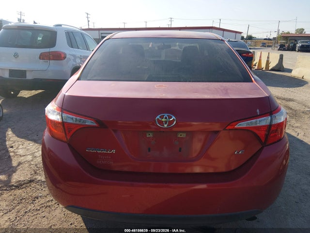 46186639 :رقم المزاد ، 5YFBURHE1GP421694 vin ، 2016 Toyota Corolla Le مزاد بيع