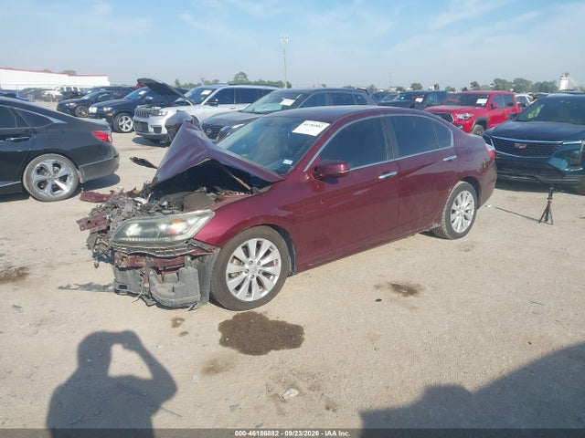46186882 :رقم المزاد ، 1HGCR2F83DA261281 vin ، 2013 Honda Accord Sdn Ex-l مزاد بيع