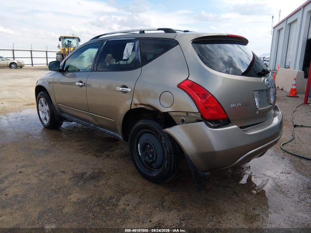 Aukcja sprzedaży 2004 Nissan Murano Sl, vin: JN8AZ08W94W340239, numer aukcji: 46187000