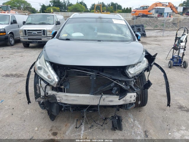 46187059 :رقم المزاد ، 5N1AZ2MH2FN207969 vin ، 2015 Nissan Murano Sl مزاد بيع