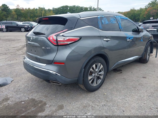 46187059 :رقم المزاد ، 5N1AZ2MH2FN207969 vin ، 2015 Nissan Murano Sl مزاد بيع