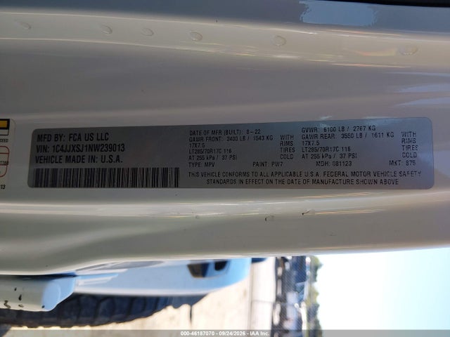 2022 Jeep Wrangler Unlimited Rubicon 392 4x4 მანქანა იყიდება აუქციონზე, vin: 1C4JJXSJ1NW239013, აუქციონის ნომერი: 46187070