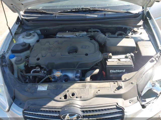 2008 Hyundai Accent Gls მანქანა იყიდება აუქციონზე, vin: KMHCN46C98U261201, აუქციონის ნომერი: 46187158