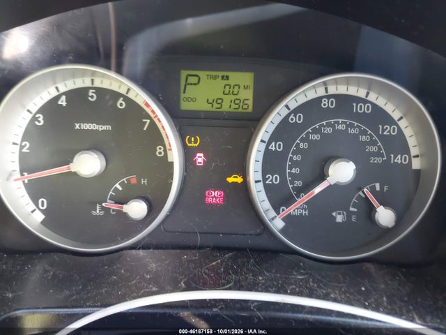 2008 Hyundai Accent Gls მანქანა იყიდება აუქციონზე, vin: KMHCN46C98U261201, აუქციონის ნომერი: 46187158