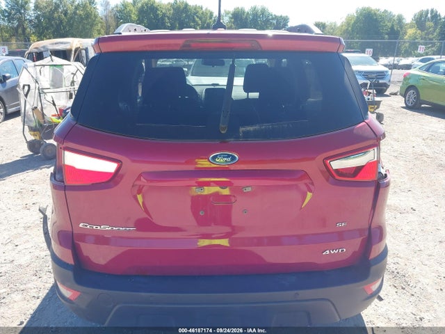 2019 Ford Ecosport Se მანქანა იყიდება აუქციონზე, vin: MAJ6S3GL8KC251278, აუქციონის ნომერი: 46187174