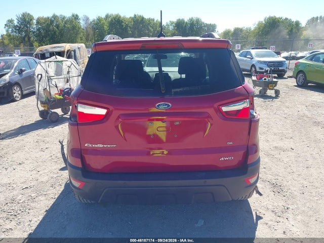 2019 Ford Ecosport Se მანქანა იყიდება აუქციონზე, vin: MAJ6S3GL8KC251278, აუქციონის ნომერი: 46187174