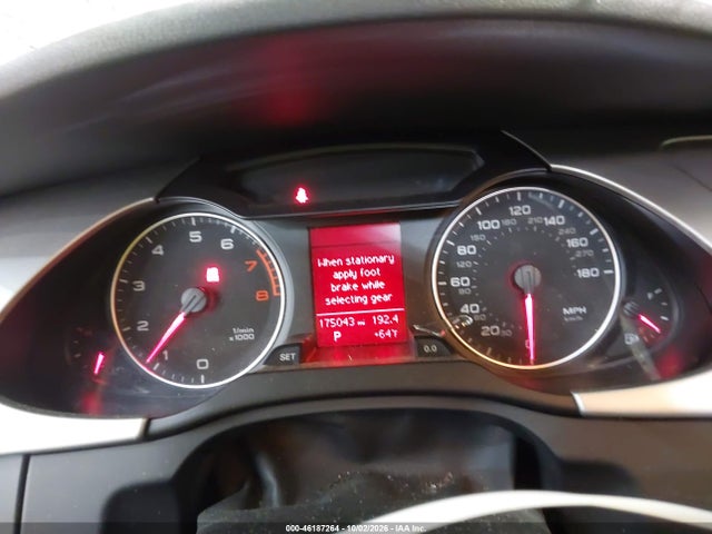 2009 Audi A4 2.0t Prem მანქანა იყიდება აუქციონზე, vin: WAULF78K99N017175, აუქციონის ნომერი: 46187264