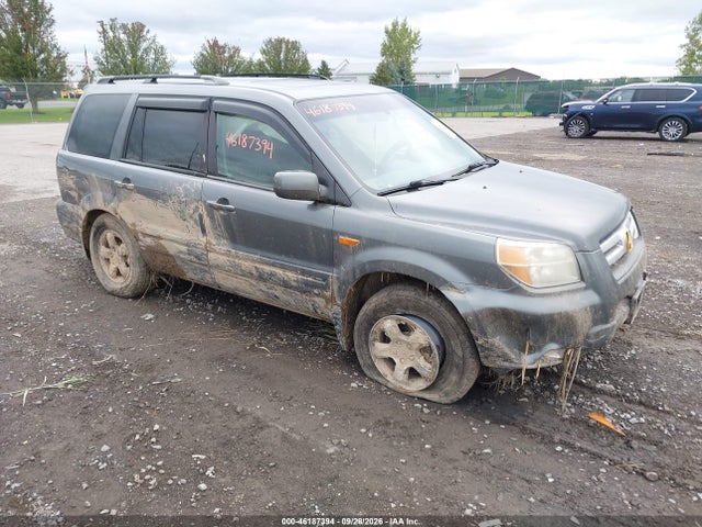 2008 Honda Pilot Ex-l მანქანა იყიდება აუქციონზე, vin: 5FNYF18508B019877, აუქციონის ნომერი: 46187394