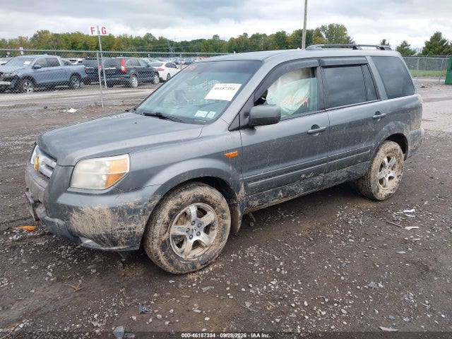2008 Honda Pilot Ex-l მანქანა იყიდება აუქციონზე, vin: 5FNYF18508B019877, აუქციონის ნომერი: 46187394