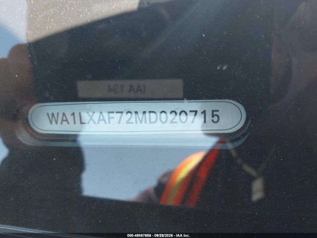 WA1LXAF72MD020715 Audi Q7 Premium Plus 55 Tfsi Quattro Tiptronic