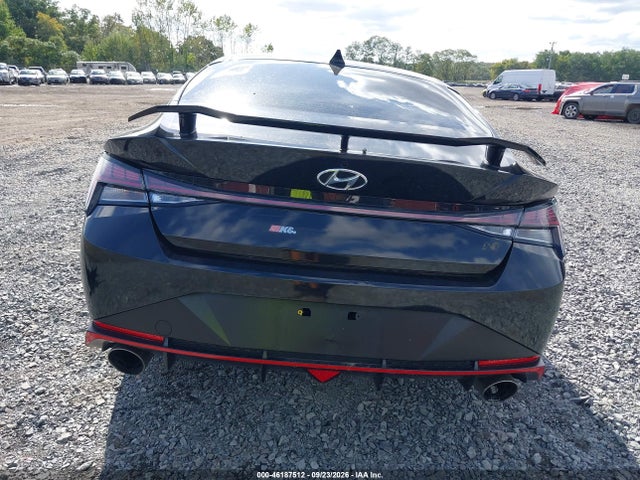2022 Hyundai Elantra N მანქანა იყიდება აუქციონზე, vin: KMHLW4AK8NU002660, აუქციონის ნომერი: 46187512