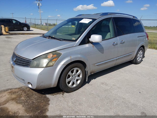 2007 Nissan Quest Sl მანქანა იყიდება აუქციონზე, vin: 5N1BV28U27N129511, აუქციონის ნომერი: 46187556