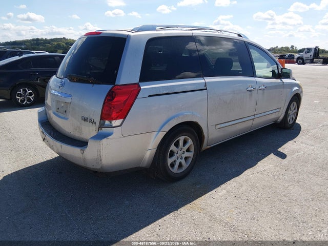 2007 Nissan Quest Sl მანქანა იყიდება აუქციონზე, vin: 5N1BV28U27N129511, აუქციონის ნომერი: 46187556