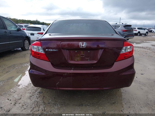 Aukcja sprzedaży 2012 Honda Civic Sdn Lx, vin: 19XFB2F59CE043816, numer aukcji: 46187653