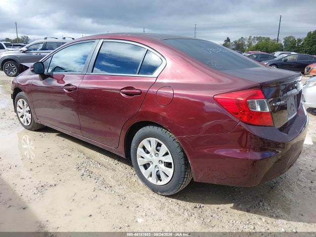Aukcja sprzedaży 2012 Honda Civic Sdn Lx, vin: 19XFB2F59CE043816, numer aukcji: 46187653