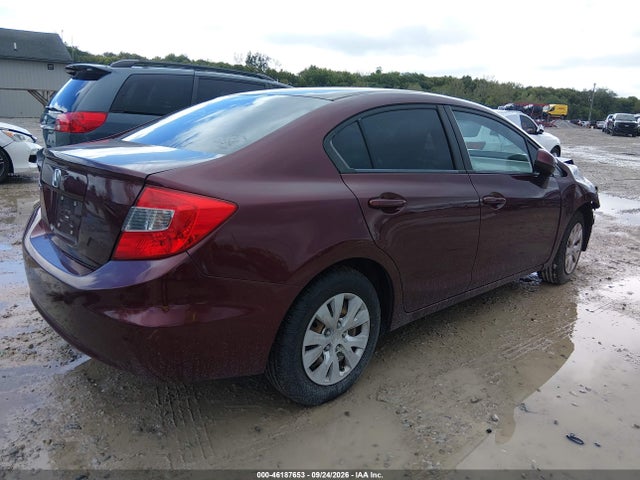 Aukcja sprzedaży 2012 Honda Civic Sdn Lx, vin: 19XFB2F59CE043816, numer aukcji: 46187653