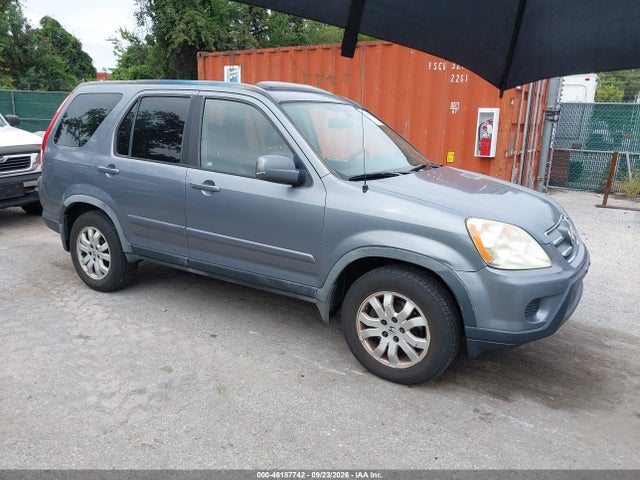 46187742 :رقم المزاد ، JHLRD78945C062873 vin ، 2005 Honda Cr-v Se مزاد بيع