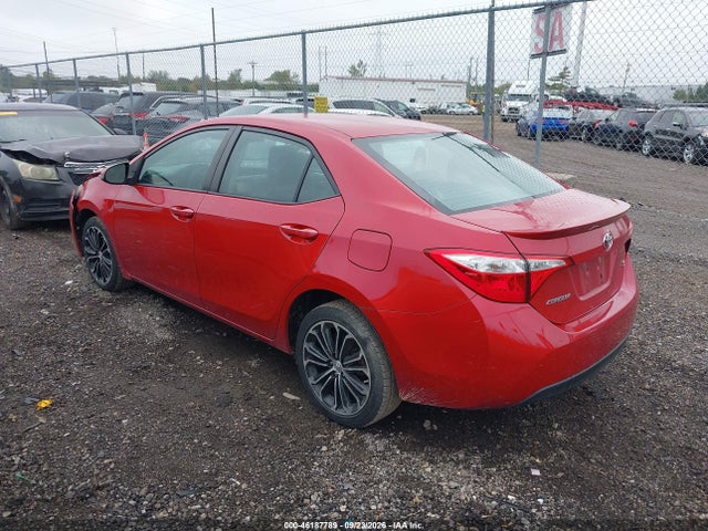 Продаж на аукціоні авто 2015 Toyota Corolla S Plus, vin: 2T1BURHE3FC410243, номер лоту: 46187789