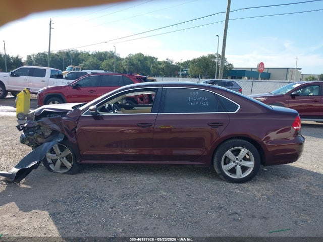 2013 Volkswagen Passat 2.5l Se მანქანა იყიდება აუქციონზე, vin: 1VWBP7A32DC136069, აუქციონის ნომერი: 46187826