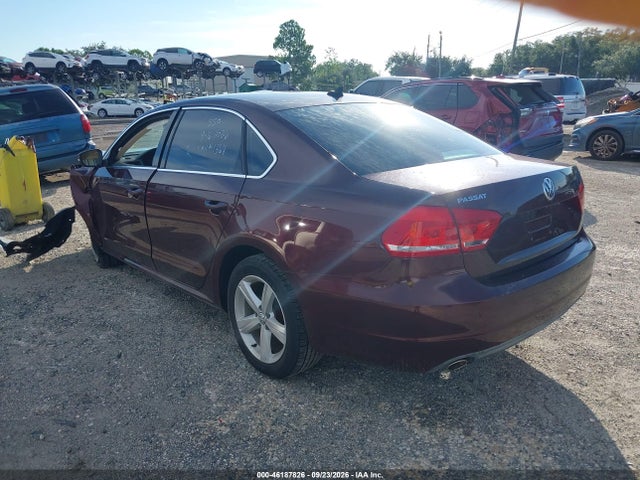 2013 Volkswagen Passat 2.5l Se მანქანა იყიდება აუქციონზე, vin: 1VWBP7A32DC136069, აუქციონის ნომერი: 46187826