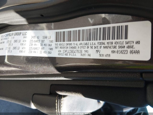 Jeep Cherokee Latitude 2014 1C4PJLCS6EW179126 Image 9
