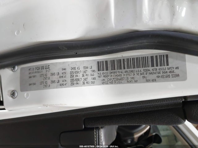 Aukcja sprzedaży 2017 Jeep Cherokee Latitude 4x4, vin: 1C4PJMCS8HW657119, numer aukcji: 46187958