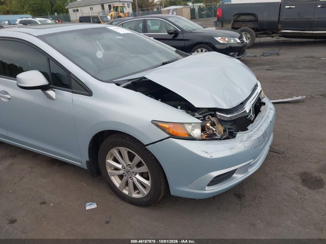 46187978 :رقم المزاد ، 19XFB2F91CE335558 vin ، 2012 Honda Civic Sdn Ex-l مزاد بيع