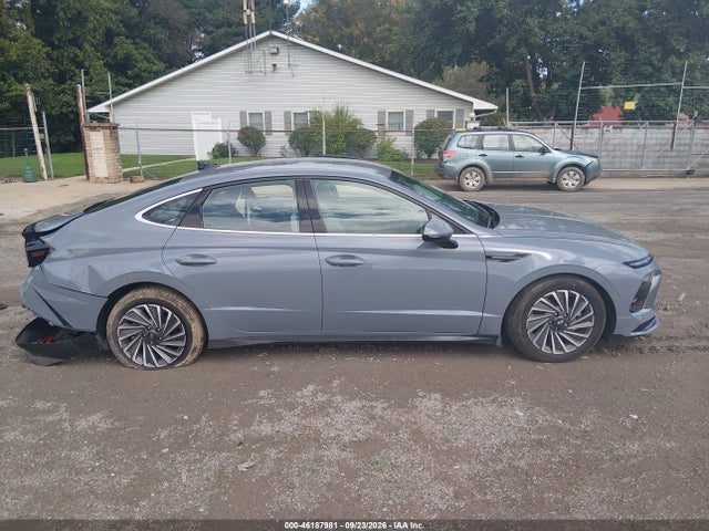 46187981 :رقم المزاد ، KMHL34JJ2SA123634 vin ، 2025 Hyundai Sonata Hybrid Sel مزاد بيع