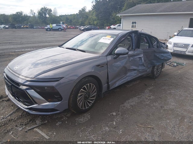 46187981 :رقم المزاد ، KMHL34JJ2SA123634 vin ، 2025 Hyundai Sonata Hybrid Sel مزاد بيع