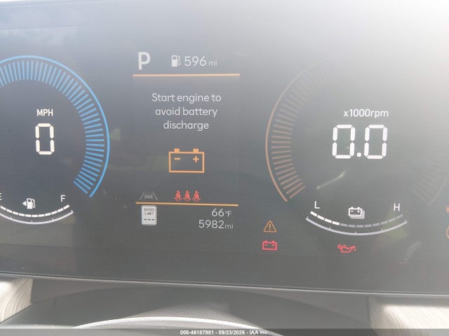 46187981 :رقم المزاد ، KMHL34JJ2SA123634 vin ، 2025 Hyundai Sonata Hybrid Sel مزاد بيع