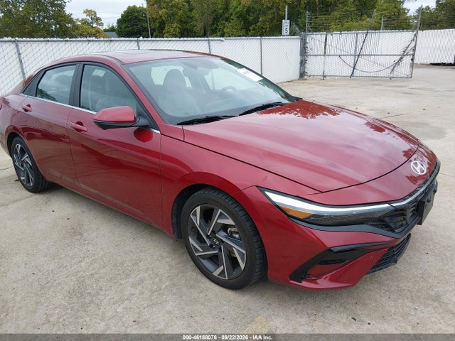 2024 Hyundai Elantra Limited მანქანა იყიდება აუქციონზე, vin: KMHLP4DG1RU817180, აუქციონის ნომერი: 46188078
