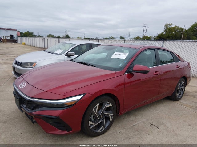 2024 Hyundai Elantra Limited მანქანა იყიდება აუქციონზე, vin: KMHLP4DG1RU817180, აუქციონის ნომერი: 46188078