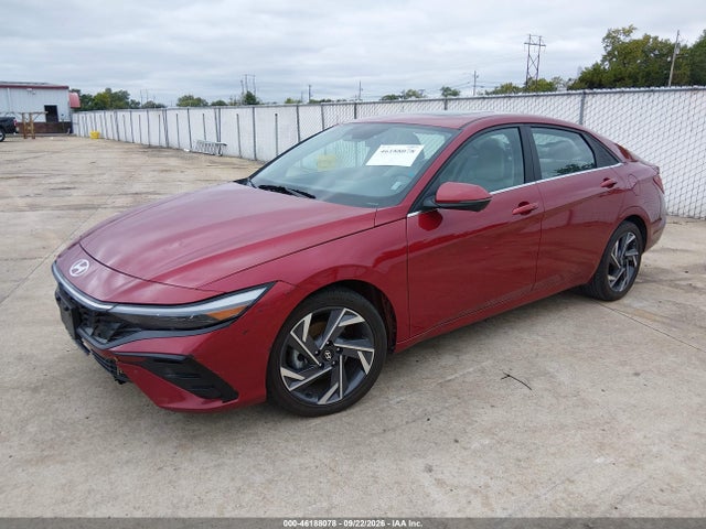 2024 Hyundai Elantra Limited მანქანა იყიდება აუქციონზე, vin: KMHLP4DG1RU817180, აუქციონის ნომერი: 46188078