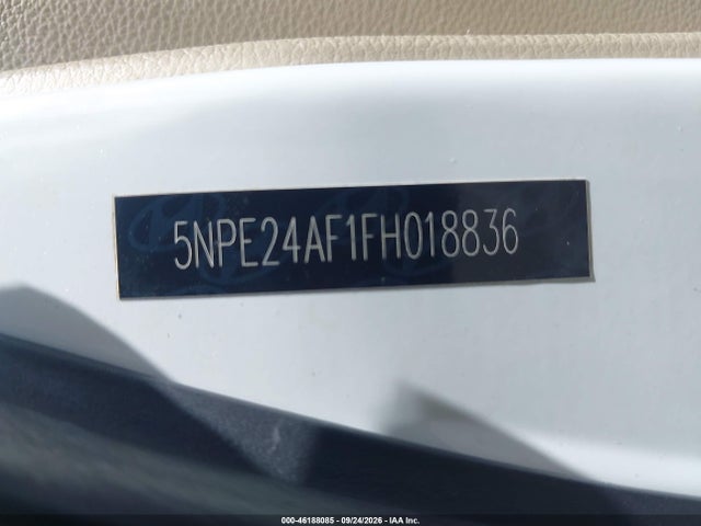 Hyundai SONATA SE 2015 5NPE24AF1FH018836 Image 9