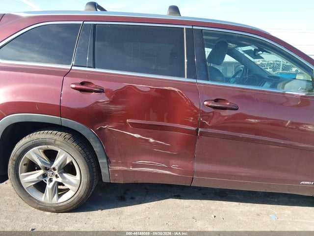 Продаж на аукціоні авто 2016 Toyota Highlander Hybrid Limited Platinum, vin: 5TDDCRFH2GS014161, номер лоту: 46188089