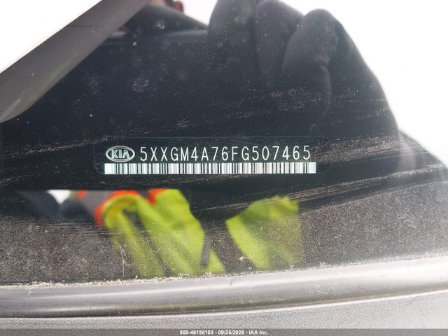 46188103 :رقم المزاد ، 5XXGM4A76FG507465 vin ، 2015 Kia Optima Lx مزاد بيع