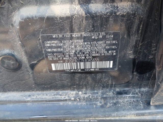 Продаж на аукціоні авто 2014 Subaru Xv Crosstrek Premium, vin: JF2GPACC7E8345655, номер лоту: 46188449
