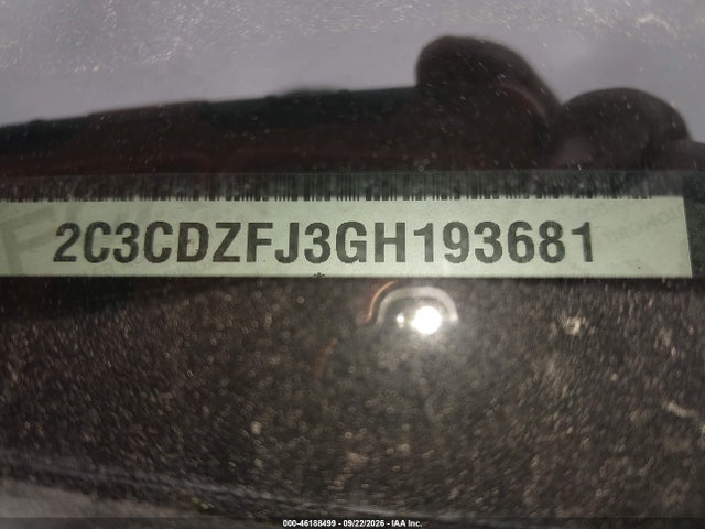 46188499 :رقم المزاد ، 2C3CDZFJ3GH193681 vin ، 2016 Dodge Challenger R/t Scat Pack مزاد بيع