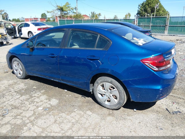 2013 Honda Civic Lx მანქანა იყიდება აუქციონზე, vin: 2HGFB2F54DH577331, აუქციონის ნომერი: 46188533