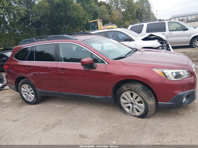 Aukcja sprzedaży 2016 Subaru Outback 2.5i Premium, vin: 4S4BSACC5G3336827, numer aukcji: 46188585